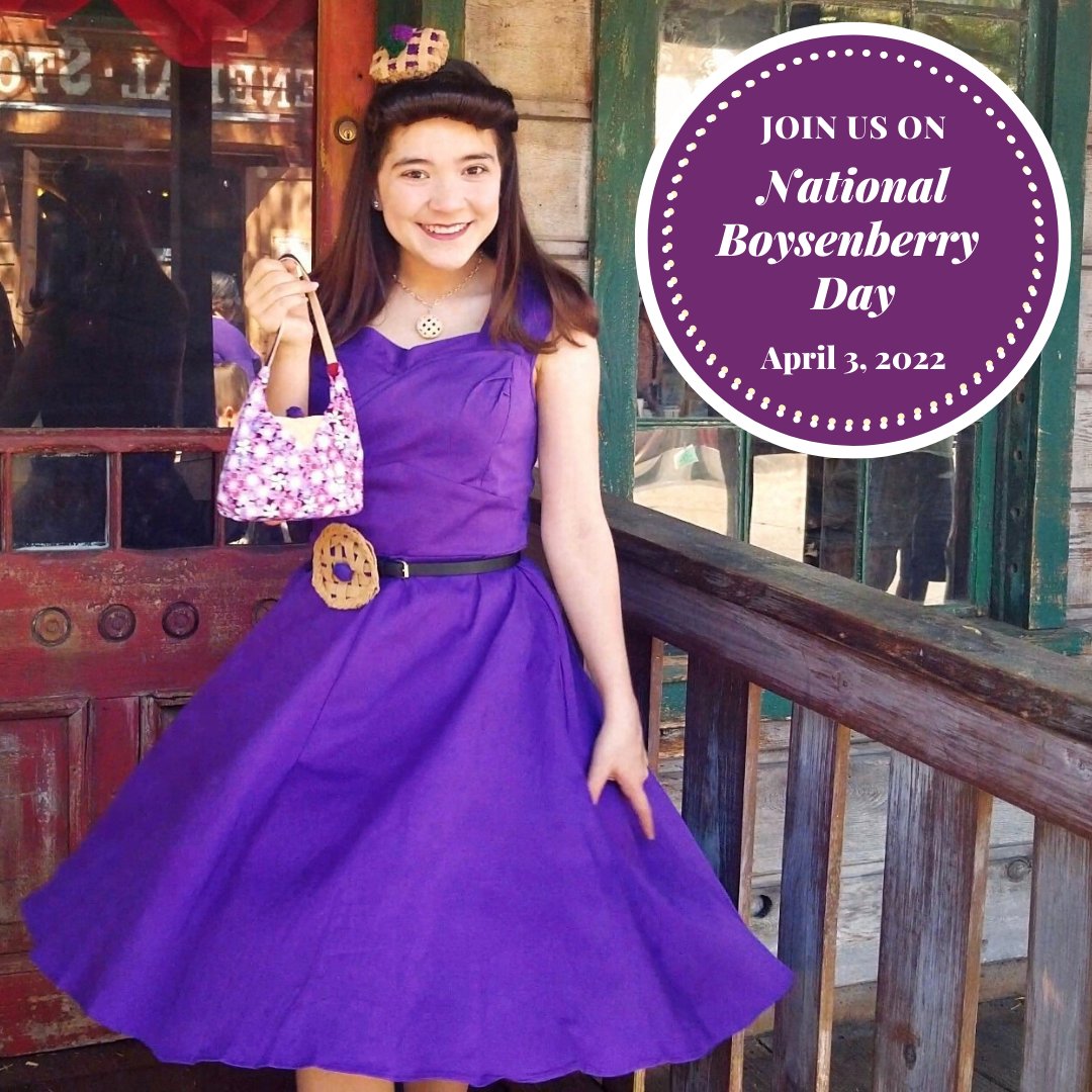 knotts's tweet photo. Celebrate the little berry that started it all on April 3 during National Boysenberry Day! Dress your #BerryBest and join us for a day jam-packed with berry fun during the #BoysenberryFestival.
#NationalBoysenberryDay
📸 IG: @chloenoelle910 https://t.co/cF7cVTc1FL