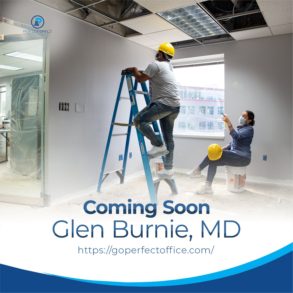 Glen Burnie, Perfect Office is coming to you! We are growing quickly and we are so excited to bring you your perfect office. stay tuned for more details!