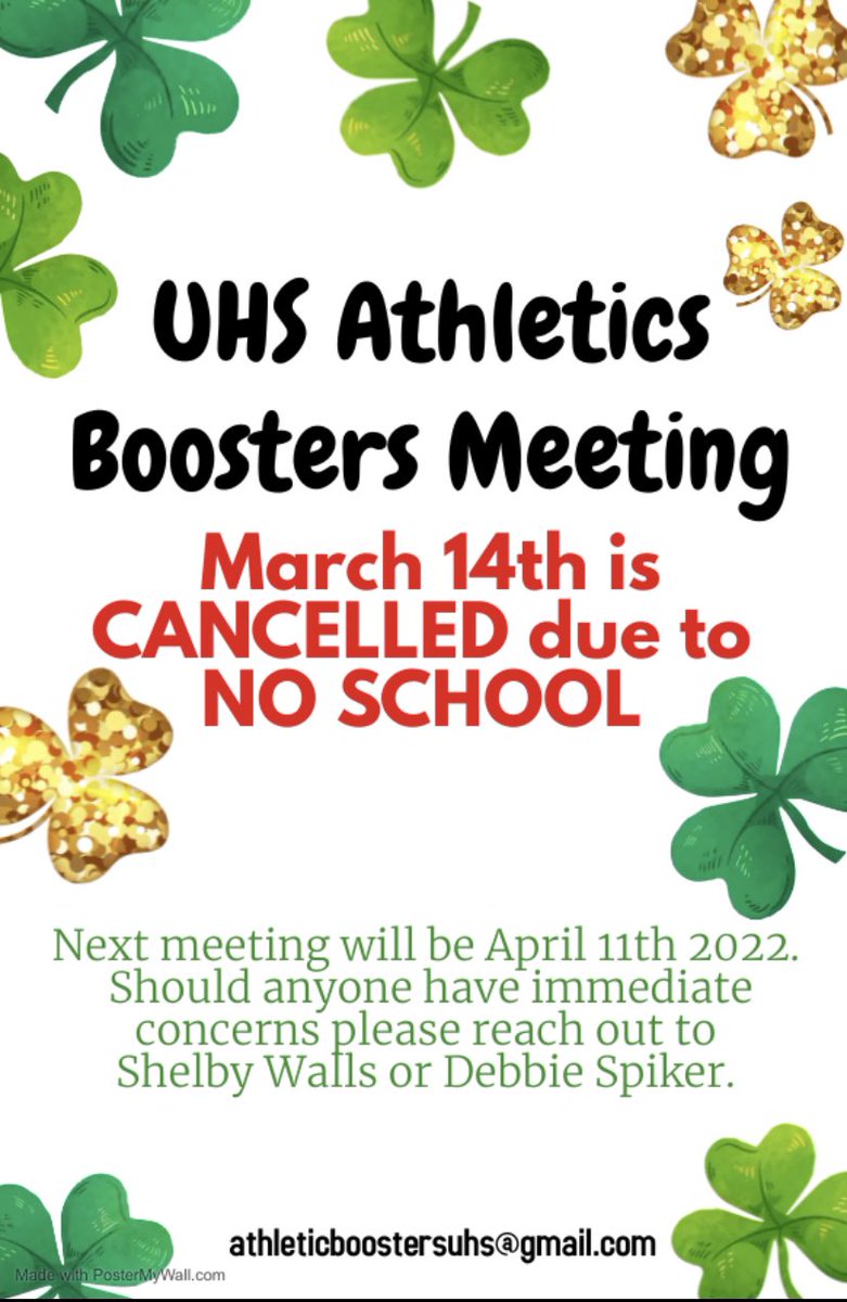 NO Meeting March 14th due to No School! See everyone in April!