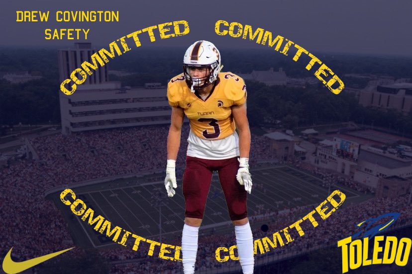 COMMITTED! Big thank you to my parents, coaches, friends and teammates for their unconditional support through this process! Can’t wait to get started! 🔵🟡 <a href="/ToledoFB/">Toledo Football</a> @RickyCicconeUT <a href="/TurpinFootball/">Turpin Spartans Football</a> <a href="/TurpinSpartans/">Turpin Spartans</a> <a href="/CoachRossWatson/">Ross T Watson</a>