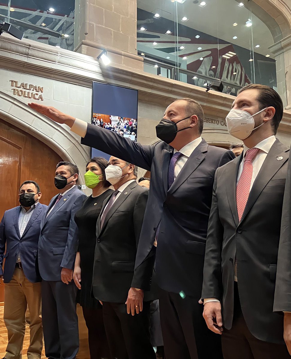 Esta tarde José Luis Cervantes Martínez rindió protesta ante @Legismex, como nuevo Fiscal General de Justicia del Edoméx.