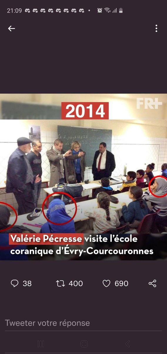 #ZemmourVsPecresse Percresse la menteuse  avec les fillettes voilées : preuve