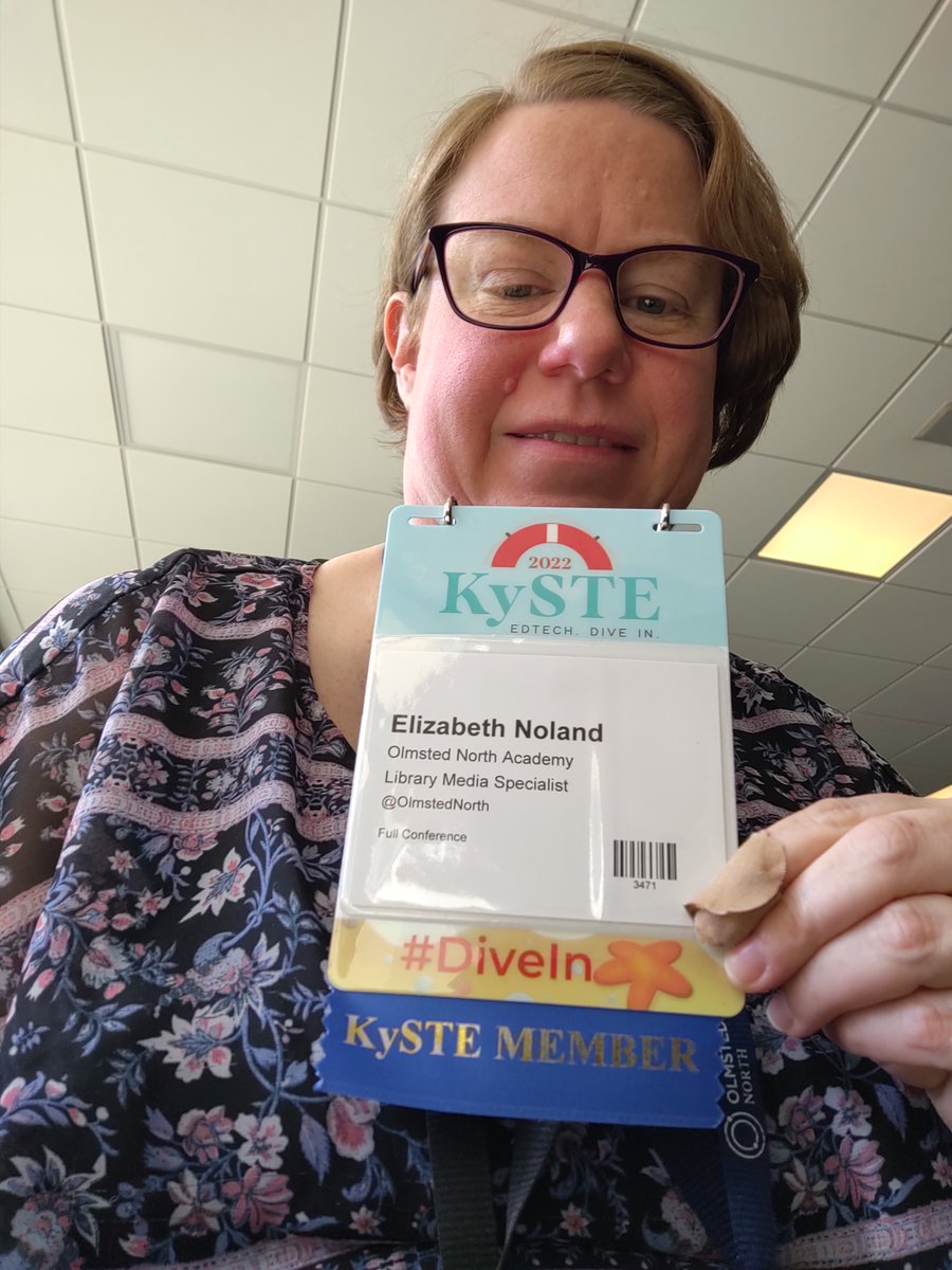 OlmstedNorth's tweet photo. Took a while to get here, but enjoyed my afternoon @kystetech! Caught up with @NBHS_LMC in her presentation #kyste2022 #jcpsdigin!
#WeDoSteam #FindYourTrueNorth #AISuccess #WeAreJCPS @dporterJCPS @cmkolb @JamesDeVille @joe4d4 @lindadduncan1 @corrieshull @SarahColeMcInt1 https://t.co/kp3Uc8bIfy