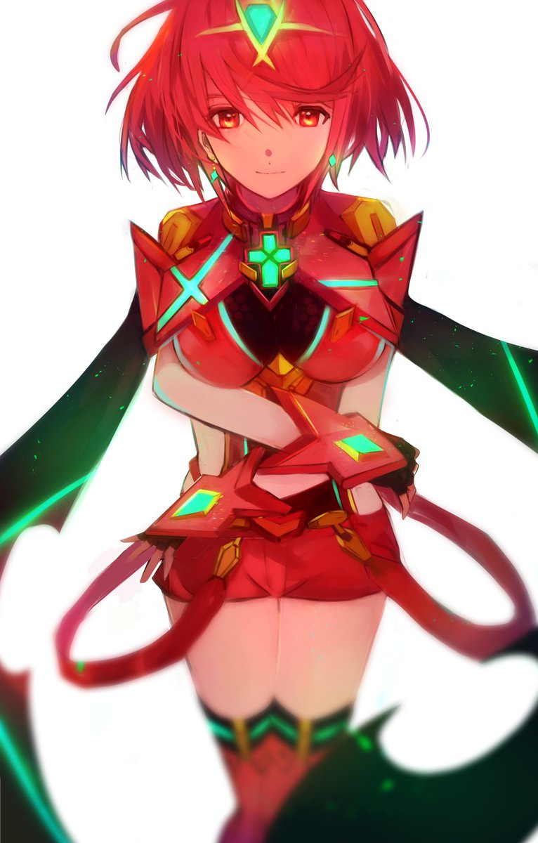 ホムラ(ゼノブレイド2) 「🔴Live streaming! https://t.co/ywua7QbHV」|tarboのイラスト