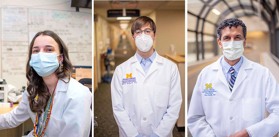 A moving and honest article with 7 <a href="/umichmedicine/">Michigan Medicine</a> faculty and staff who talk about their personal and professional experiences during the pandemic, including Drs. @atessa91, <a href="/Jakob_McSparron/">Jakob McSparron</a> and <a href="/VikasParekhMD/">Vikas Parekh, MD</a>. Please share widely.