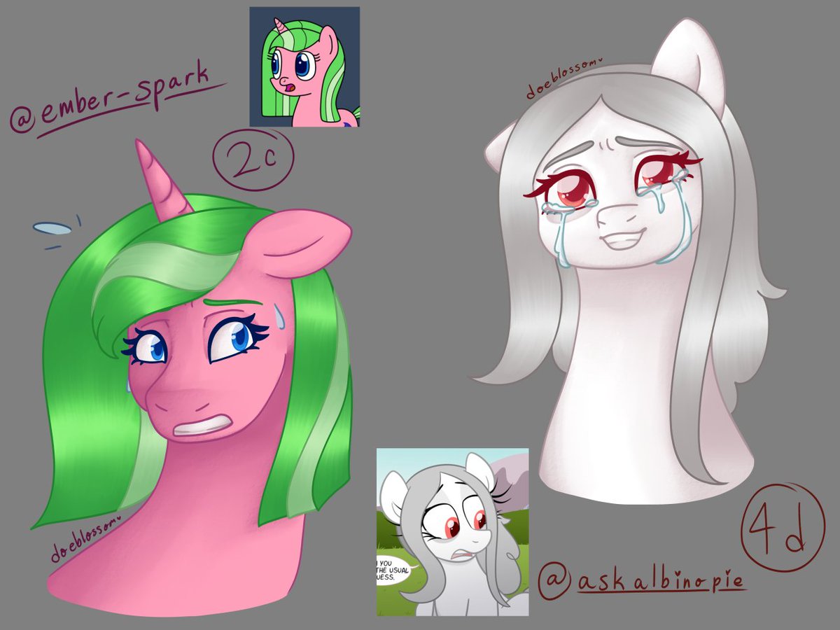 askalby's tweet photo. Little expression practice piece by @doeblossom. Also known as https://t.co/q0nLGQkSZH
You nailed it! Absolutely adorable =)
#mlp #askalbinopie #art https://t.co/0viv5FVg7L