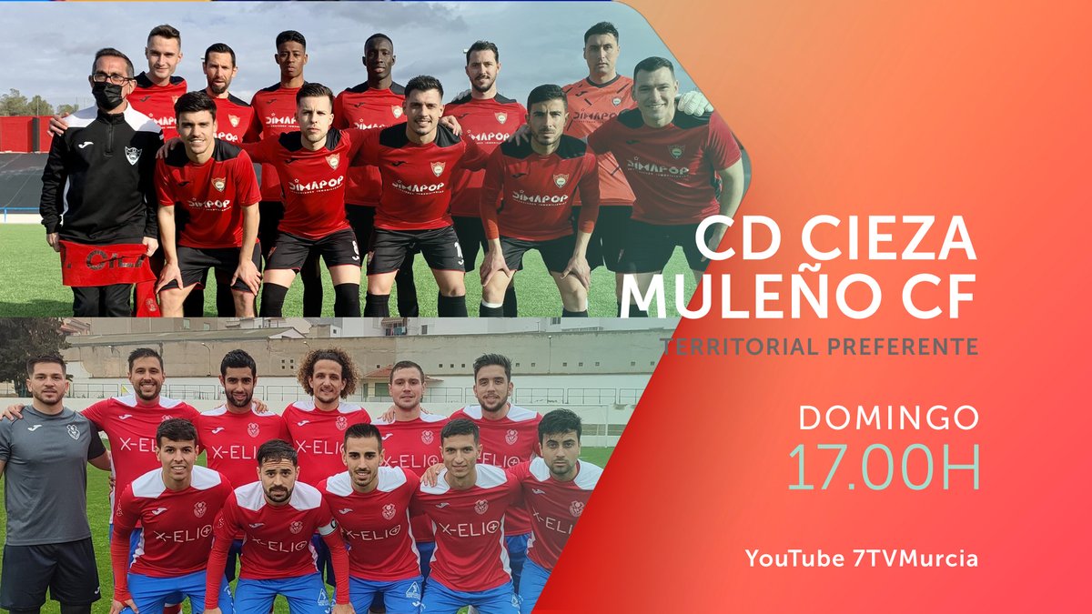Tarde de fútbol este domingo con el partido @CIEZA_CD - <a href="/MulenoClubF/">MULEÑO C.F.</a> 

📲💻 En directo en YouTube
⏰ 17:00
youtu.be/ccBsCiv24f0