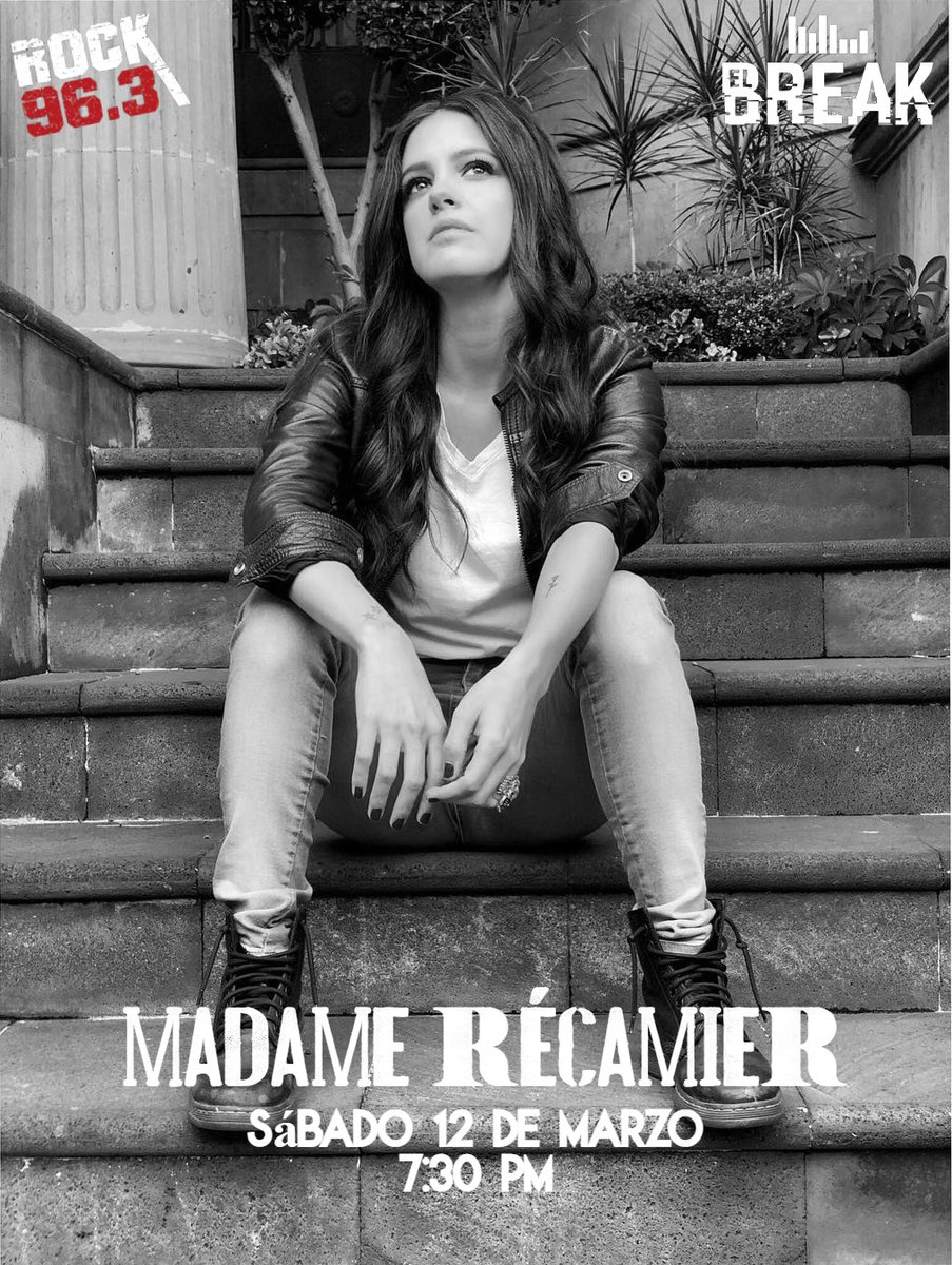 EmpujeArtistas's tweet photo. Este sábado 12 de marzo no te pierdas la entrevista con la cantante y compositora @madamerecamier en el programa 𝑬𝒍 𝑩𝒓𝒆𝒂𝒌 𝑷𝒓𝒆𝒔𝒆𝒏𝒕𝒂 con 𝗟𝗮𝘂𝗿𝗮 𝗔𝗿𝗲𝗰𝗵𝗶𝗴𝗮 en punto de las 7:30pm por facebook live de #ElBREAK... 𝙀𝙢𝙥𝙪𝙟𝙚 𝘼𝙧𝙩𝙞𝙨𝙩𝙖𝙨 te invita!!! https://t.co/jpuEO72qLe