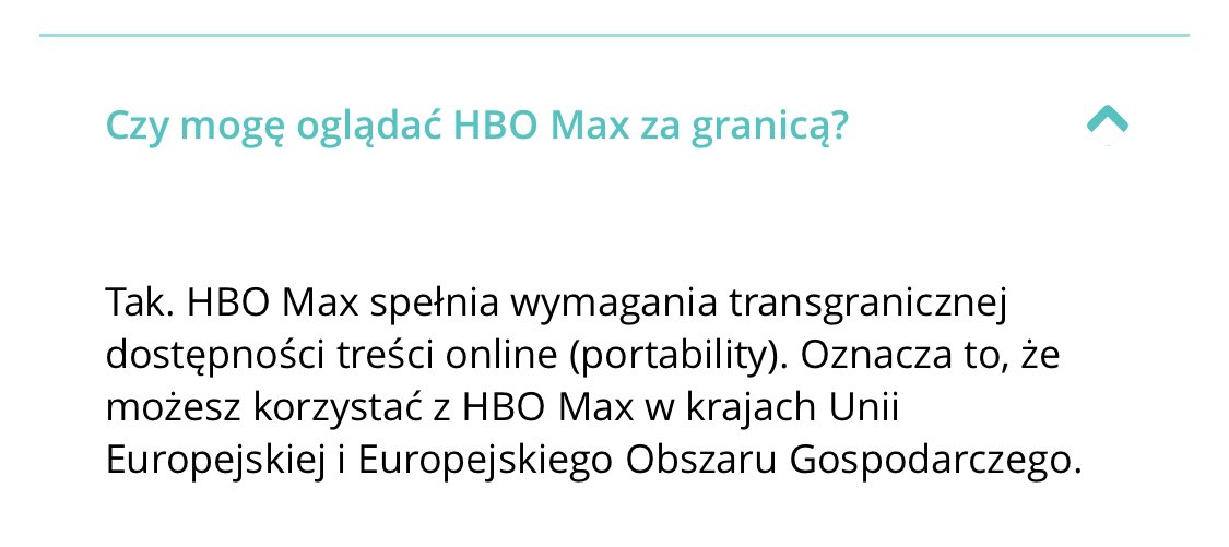 mariuszdev's tweet photo. @KGorniewski @hbomaxpolska Na stronie Canal+ jest FAQ i piszą, że nie powinno byc problemu: https://t.co/yxtf1WN4DV