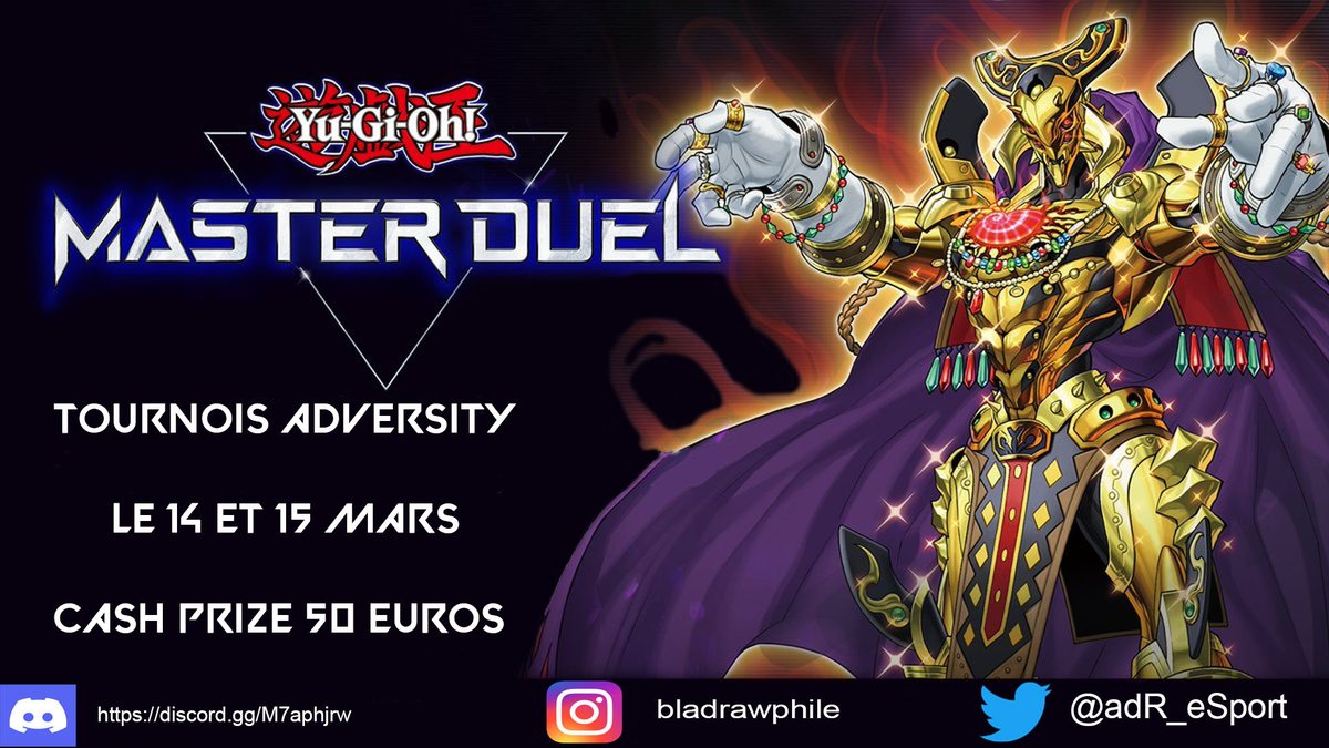 adR_eSport's tweet photo. 🏆adveRsity Cup 2 : YU-GI-OH ! MASTER DUEL🏆 https://t.co/OKTOmVuTuW