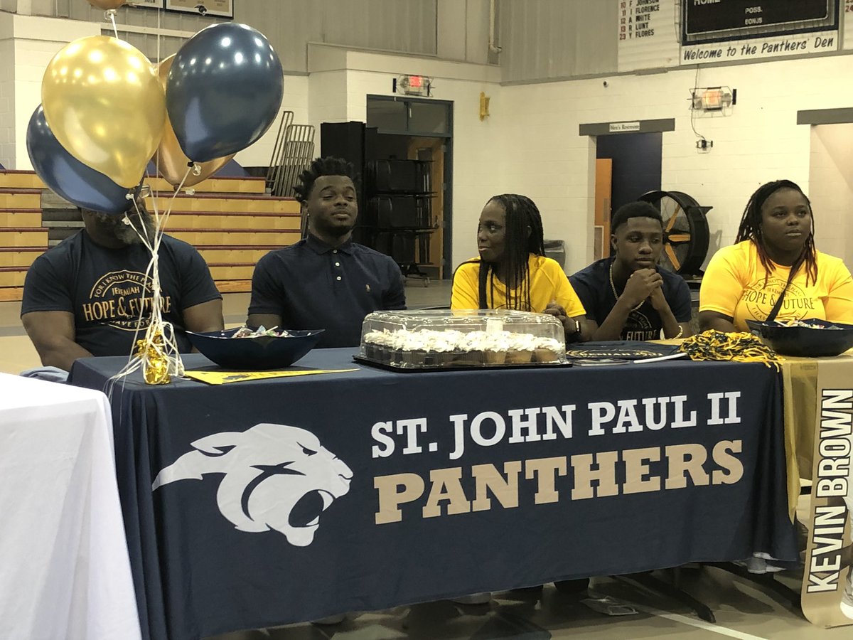 Big day at <a href="/SJPIIPanthers/">SJPII Athletics</a>, as <a href="/MakaleShuler/">Makale Shuler</a> and <a href="/KevinnBrownnn/">KB</a> both signed with Warner University.

Both will also play multiple sports for the NAIA Royals! More tonight on <a href="/abc27/">ABC 27</a>!
