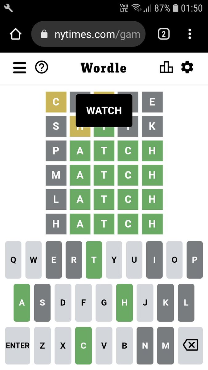 That's how the streak ends