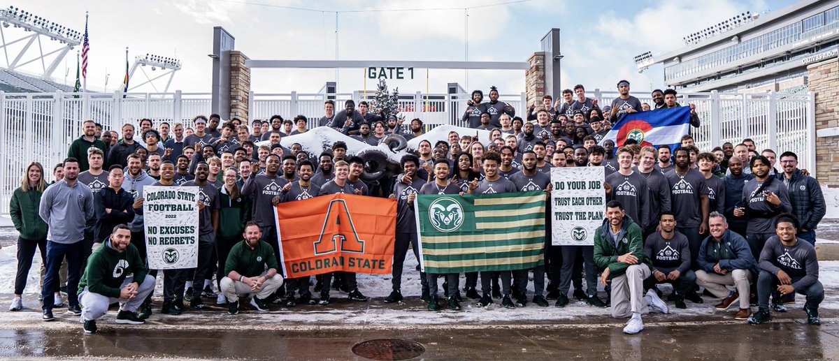 “The challenge of every team is to build a feeling of oneness, of dependence on one another because the question is usually not how well each person performs, but how well they work together.” -Vince Lombardi
CSU Football 2022 #RamGrit🐏