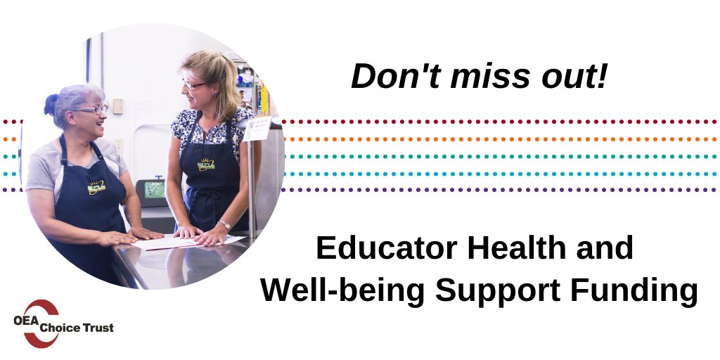 Thursday, March 31, 2022 is the LAST deadline for Educator Health and Well-being Support Funding requests! Oregon school districts, ESDs and community colleges are encouraged to apply: bit.ly/3ptr1iE #Wellbeing #EmployeeWellness