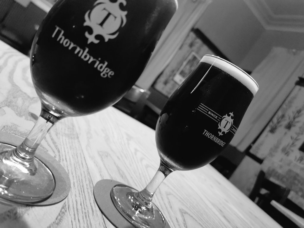 thornbridgefay's tweet photo. All of those...but... Here we are @thornbridge I may need a little time tomorrow morning, but just look at this pairing. #JustSaying @DouggSimpsonn this is special. #nowhereelseidratherbe 🍻 https://t.co/YXK8cgUxH3