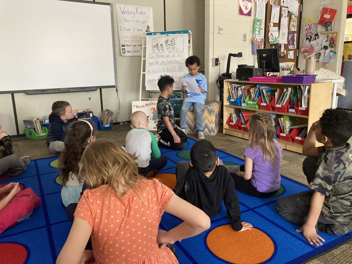 The power of author’s chair and students reflecting on each other’s writing <a href="/Mike_Ell96/">Mike Elliott</a> @HadfieldHuskies