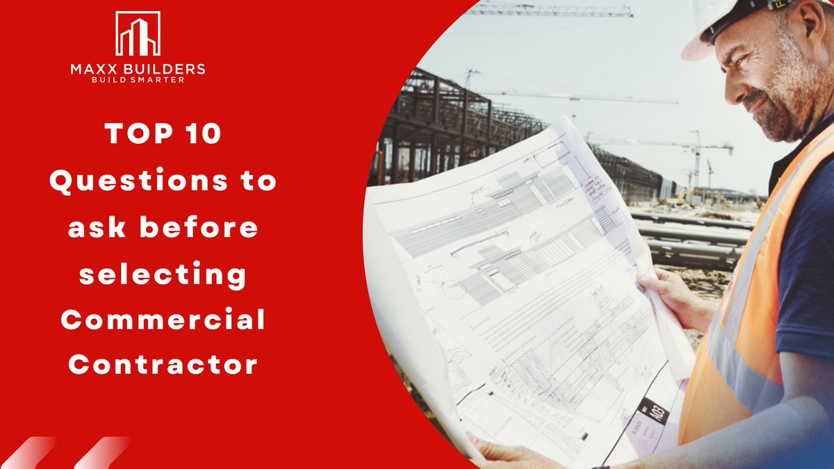 Maxxbuilders's tweet photo. Click below for Top 10 Question to ask before selecting your commercial contractors
https://t.co/kWahVRMipu https://t.co/4KIVjAWX28