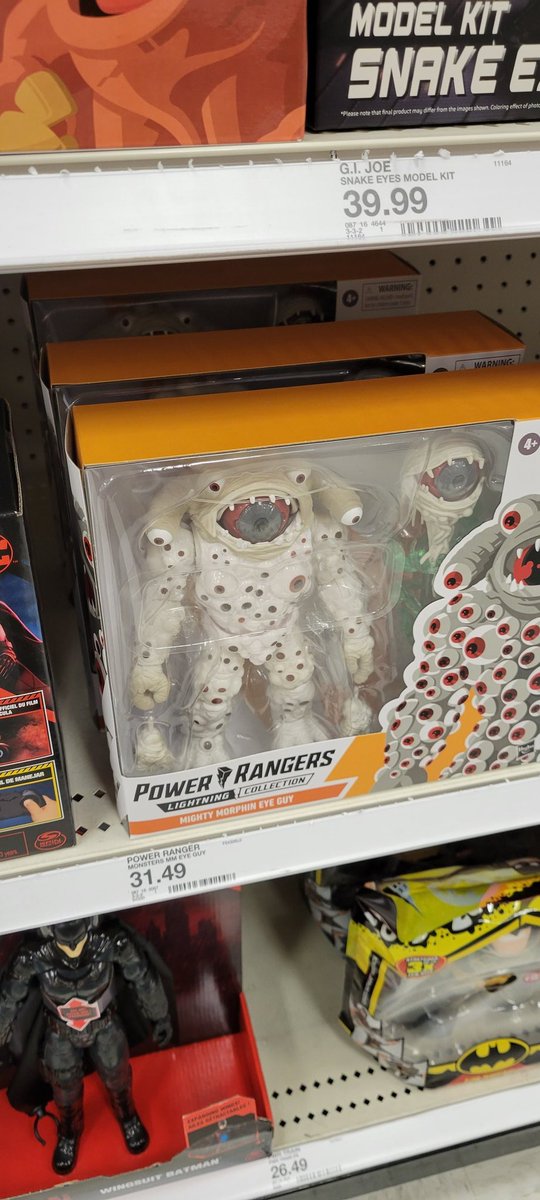 Kenasuke's tweet photo. @LightningFigPR 
Eye Guy out in the wild in Target owo https://t.co/zIH7nruyBT