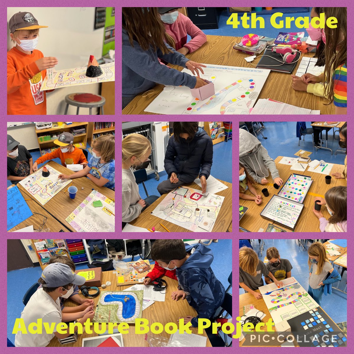 marquez_charter's tweet photo. Not so traditional #bookreports 📚📖 How does your book translate to a board game? #askmewhyilovemarquez #pacificpalisades @laschools @westla_ldwest @lausd_ldwest https://t.co/qp89P6l5Nr