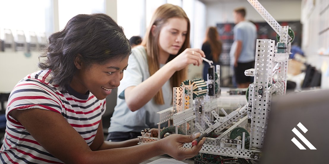 BurnsMcDonnell's tweet photo. Representation matters when growing a diverse pipeline of STEM talent. Learn how staff architect, Leigha Sledge, is doing her part to encourage young people. https://t.co/eZYPheaQ3V #Diversity #TogetherByDesign https://t.co/aPAuJsmekl