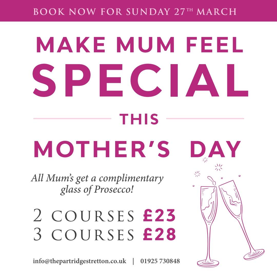 You can't go wrong with a nice meal and a glass of fizz! 🥂
Treat the special lady in your life 🤗