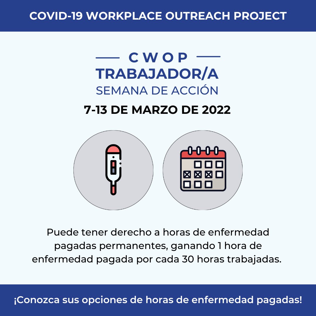 EastOaklandBCZ's tweet photo. The Covid-19, Workplace Outreach Project and BCZ want you to be informed and empowered with the resources needed to work safely and protect yourselves and your loved ones.
#WorkerWeekofAction | #SemanaDeAcciónDelTrabajador
#Saferatwork | #TrabajaSeguro https://t.co/KBngU9vQ4H