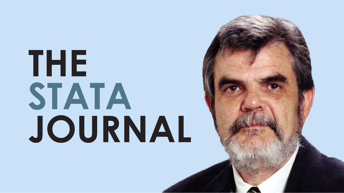 Stata's tweet photo. A long era in the history of the #StataJournal comes to a close. Editor H. Joseph Newton retired at the end of 2021, and we are deeply grateful for his 25 years of service. We welcome Professor Stephen Jenkins as the newest editor. https://t.co/yVCcGWQSmn https://t.co/8cpZpKucR6