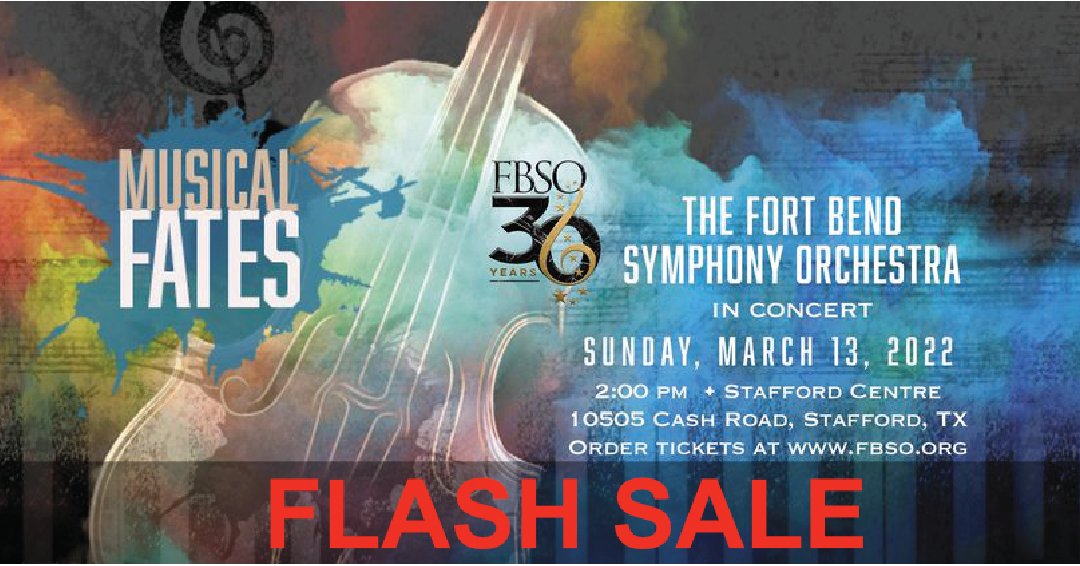 fbso's tweet image. TODAY is the last day to get our best discount on tickets ever - 25% off all regular priced tickets for The Musical Fates! Sunday, March 13, 2 pm, at the @StaffordCentre 

Don't miss out, grab your tickets now!
fbso.org/upcoming-event…