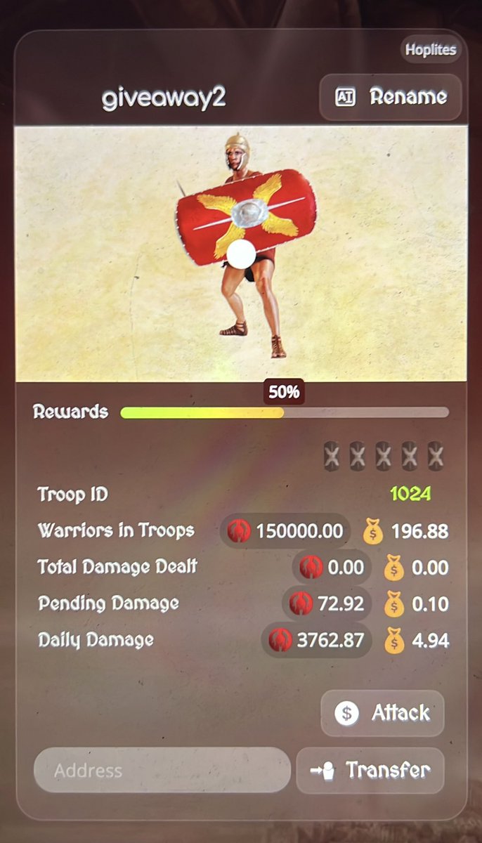 FootballTrash11's tweet photo. Big thank you to armynodes for the gladiator as this account is a joint account with a few sorare nuts unfortunately we can not accept this kind gift so it will be given back to the @TheNodeTickets community #thenodetickets #TnT #nodelife https://t.co/8gfzsh2enB