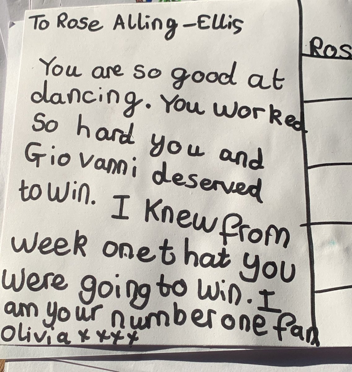 2ndWhickham's tweet photo. @RoseAylingEllis Olivia (aged 9) chose you as her inspiration to send a postcard to on #InternationalWomensDay  The Brownies also learned BSL finger spelling to sign.  They could all sign thank you as a result of seeing you on Strictly! https://t.co/5sjSXJgorj