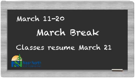 NNDSB wishes everyone a wonderful March Break! Stay safe, and we'll see everyone back in class on March 21.