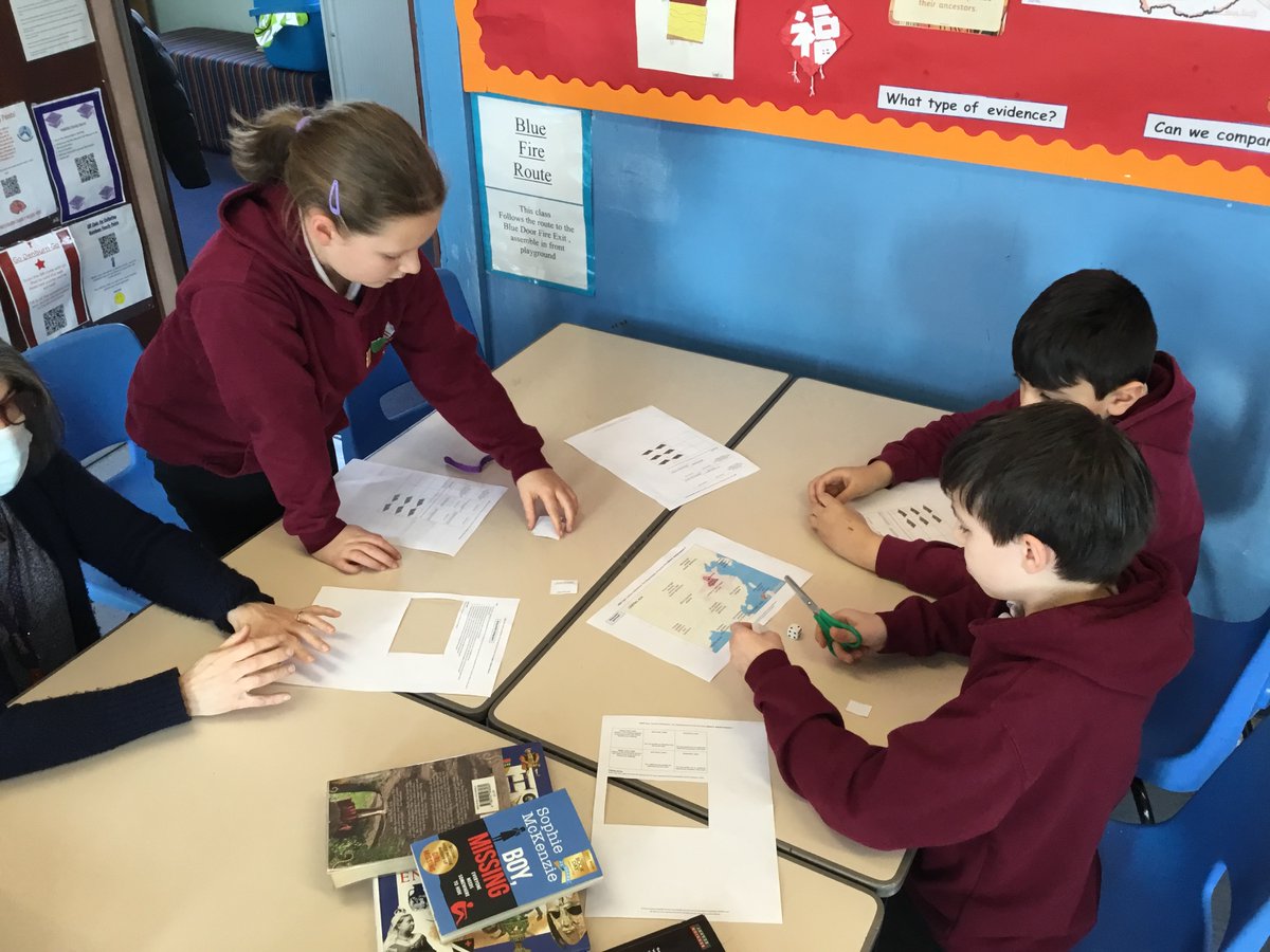 jo_bertram's tweet photo. P7 found themselves at the bottom of their Learning Pit this afternoon when faced with the challenge of working out the rules of a game linked to our topic.  Everyone worked together to get out of the pit and enjoy the game. https://t.co/2vGP1NbBed