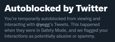 ViewToxic's tweet photo. WTF - Autoblocked by Twitter https://t.co/ntDh4bFhvn