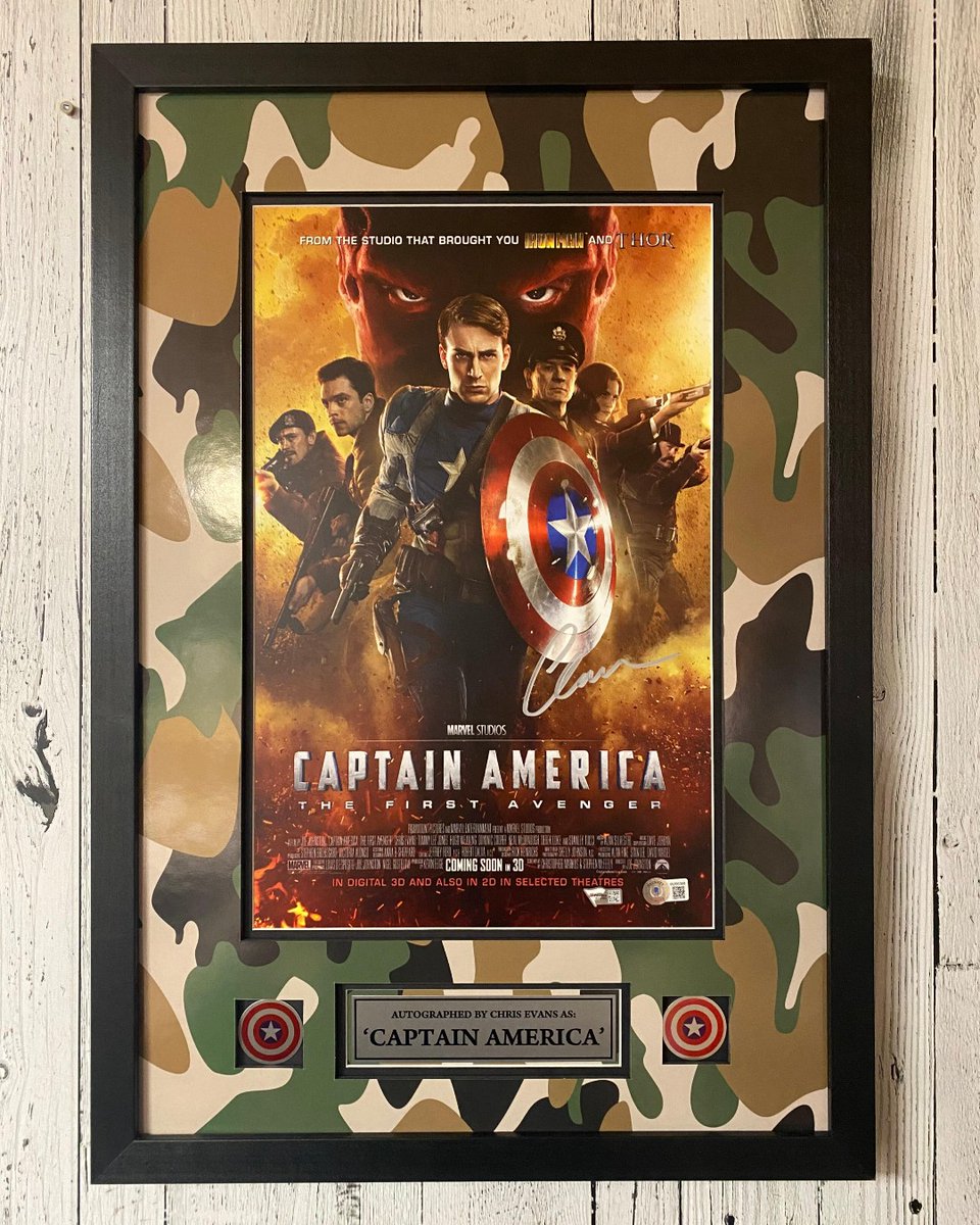 FramedByDesign's tweet photo. Custom Designed and printed Camo matting #captainamerica #marvel #chrisevans #framedbydesign #jerseyframing #mancavestore #medalframing #pictureframing #custompictureframing #6ix #custom #customframing #sportsmemorabilia https://t.co/YoSiVd9eWb