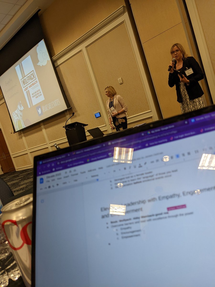 Clinic #2
Elevating Leadership with Empathy, Engagement and Empowerment with Katie Nowack and Megan Ballinger 
#oaesaelevate 
#oaesaelevates