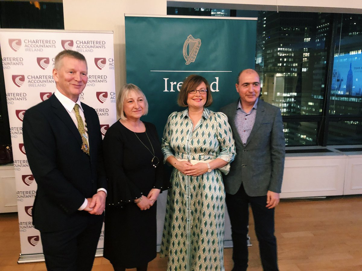 Delighted to welcome <a href="/CharteredAccIrl/">Chartered Accountants Ireland</a> to the Consulate yesterday for a networking event to mark the contribution of Irish #charteredaccountants to the NY business community. 

Great to hear about their plans to deepen engagement among their 700 members in the US.  <a href="/Brian_Keegan/">Brian Keegan</a>