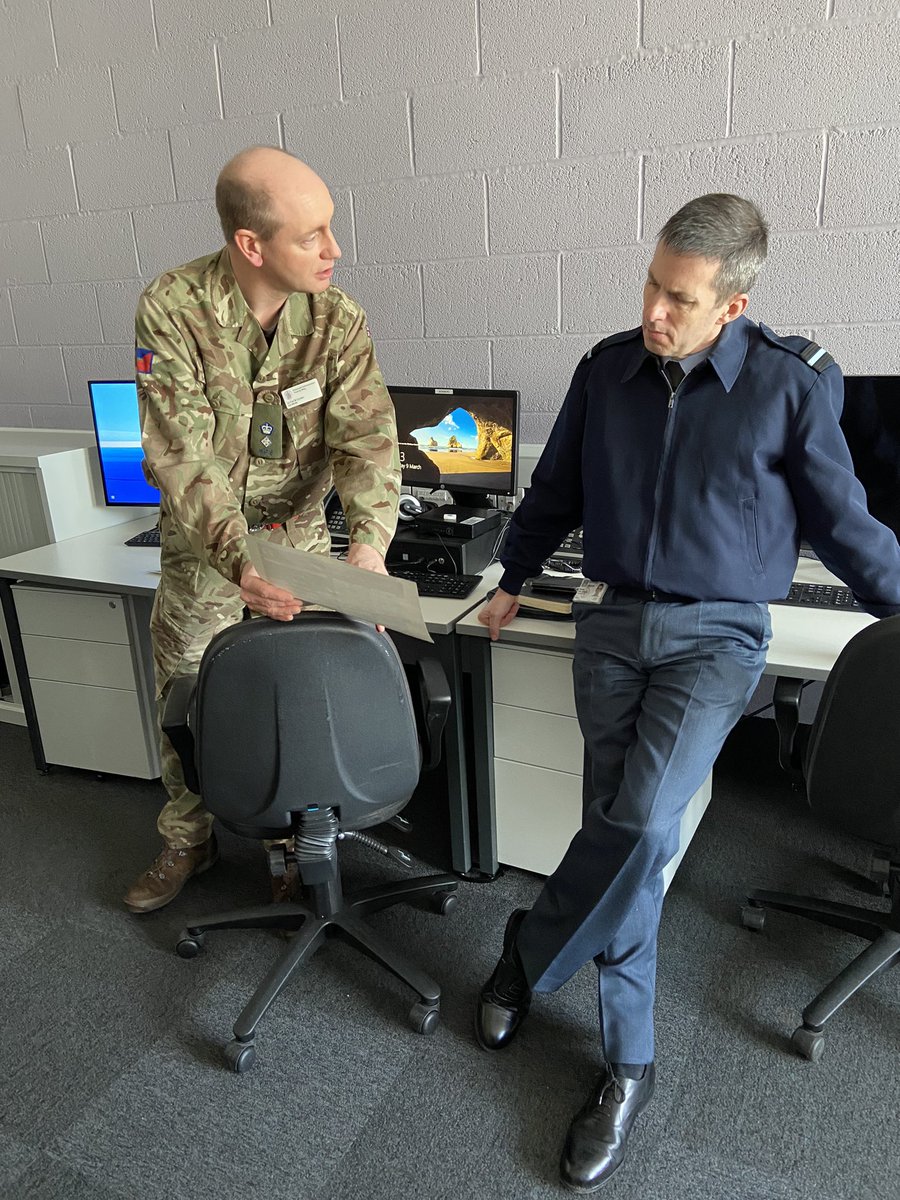 <a href="/DclpaP/">DCLPA-PATW</a> briefing Air Cdre Burns (ACOS Pers Pol) on how the Wing has modernised the delivery of personnel administration training, harnessing technology to generate greater flexibility and efficiency - developing human capability iaw the Astra training vision.