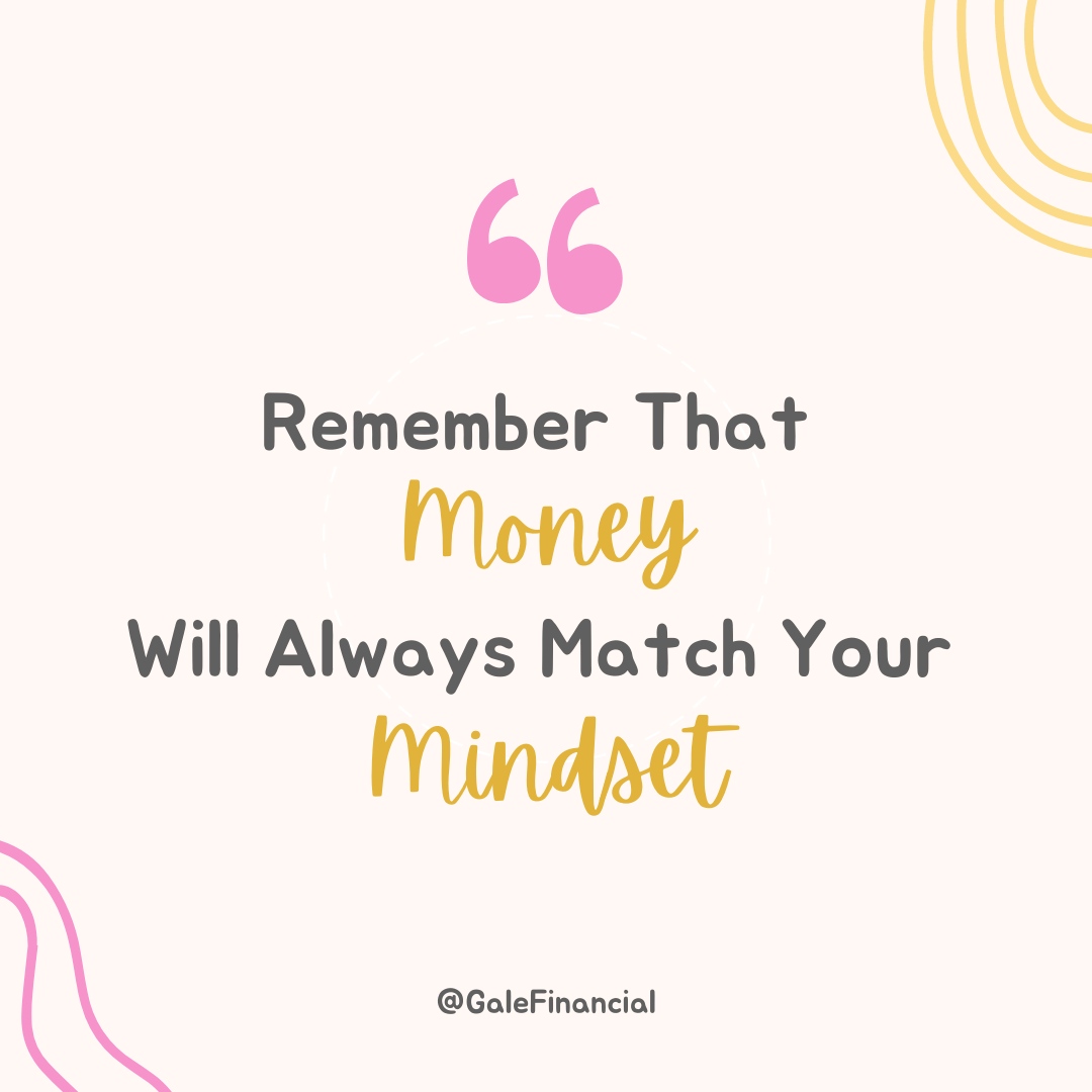 GaleFinancial's tweet photo. 🗣Your Money Will Always Match Your Mindset!

👉Now, this does not mean that thinking about a million dollars will get you a million dollars...But having the same mindset as a millionaire can help you achieve your financial goals.

🤔So how do you improve your Money Mindset? ... https://t.co/Thwf96cDk3