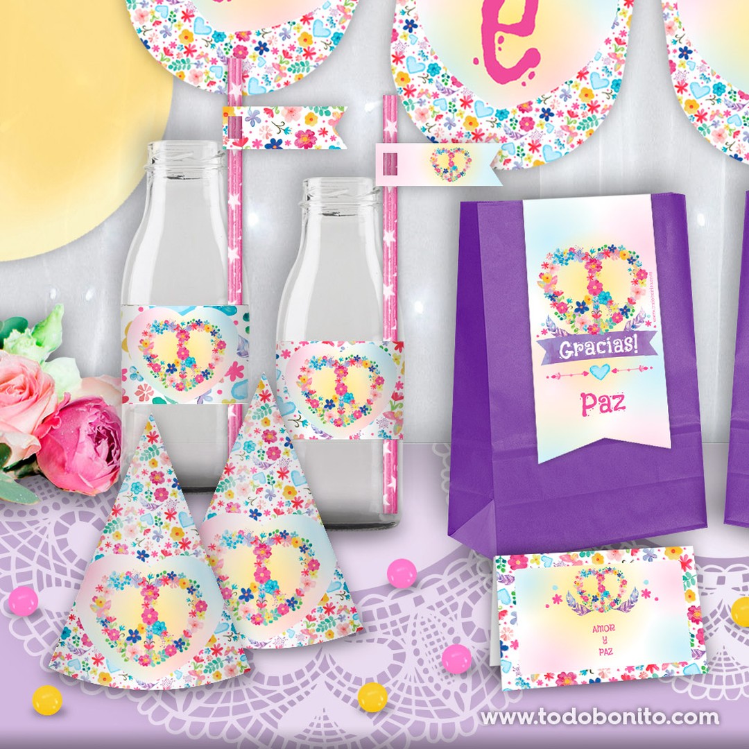 todobonito's tweet photo. Un #kitimprimible muy completo y lleno de color: #flores, #amor y #paz 💐💜☮️
Así de fácil es #decorar tus #eventos con nuestros #diseñosparaimprimir 😍
👇👇
💌 Recibes los #kitsimprimibles en tu email ✅
🖨️ Imprimes ✅
✂️ Recortas ✅
🥳 y a festejar!!! ✅ https://t.co/YXkaxQtbYC