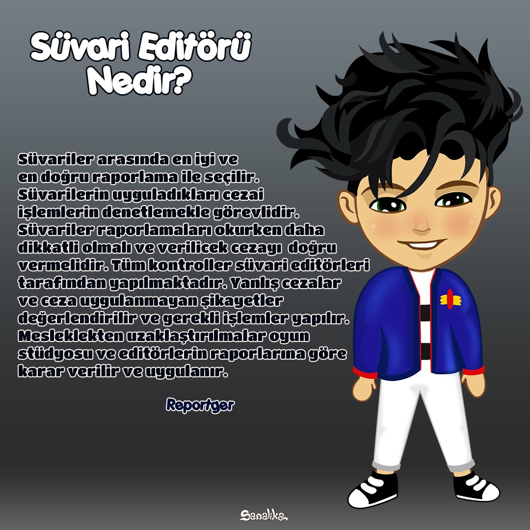 Reportger's tweet photo. Süvari Editörü Nedir? 👮‍♂️👮‍♀️ https://t.co/T7JMs0ckMW