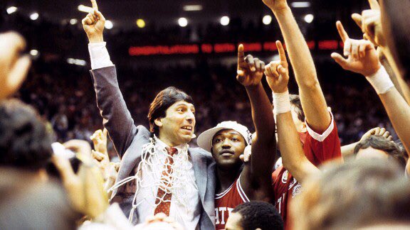 TuffyTalkNow's tweet photo. Happy Birthday to the man, the inspiration, the legend Jim Valvano, who would have been 76 today.

The man that taught us to spend each day with some laughter, some thought, to get your emotions going, and enjoy all of the precious moments we have.

You’re forever missed Coach!❤️ https://t.co/C4WCy5SCFz