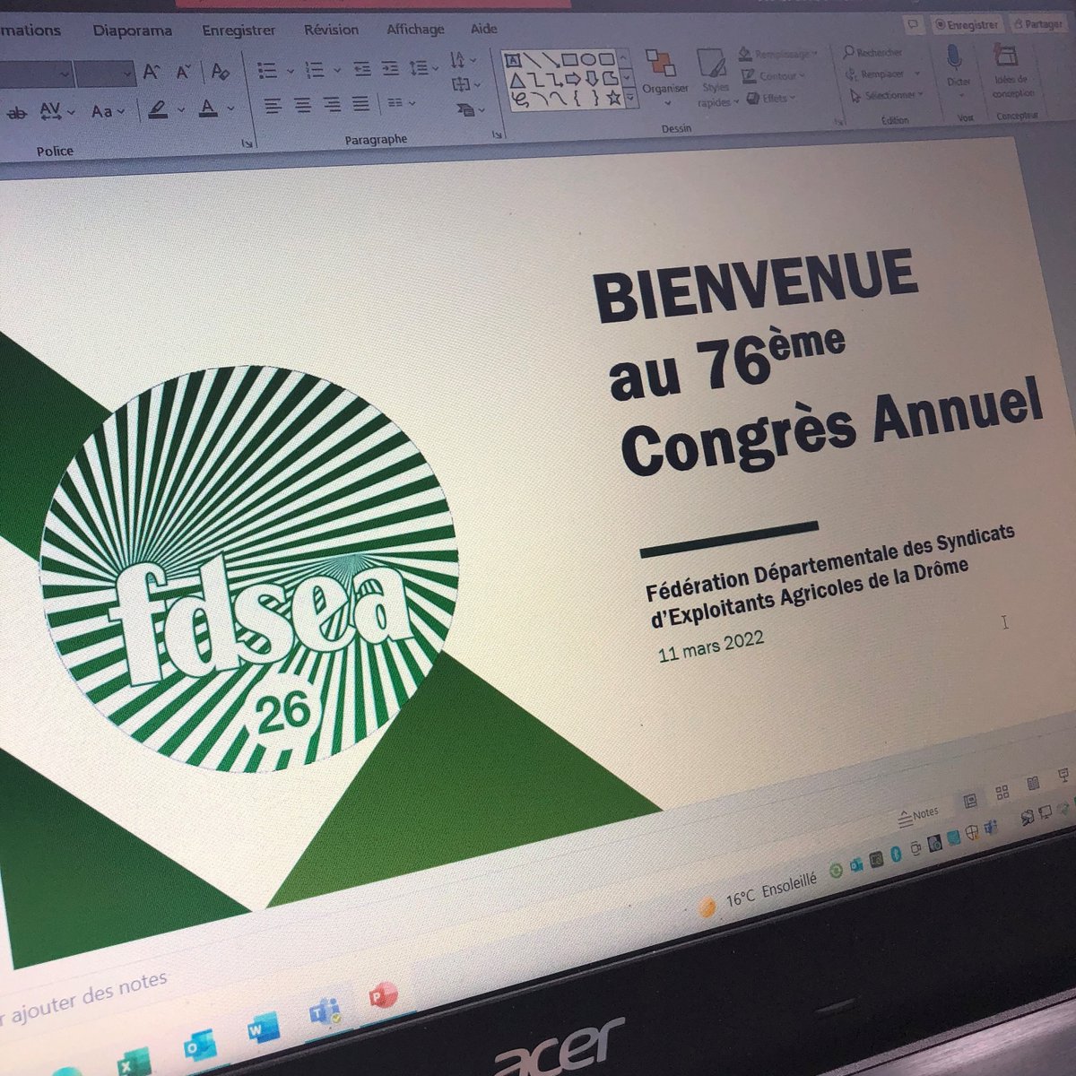 FDSEA26's tweet photo. Derniers préparatifs pour notre 76ème Congrès Annuel FDSEA26! Nous vous attendons nombreux demain à La Chapelle-en-Vercors !
#fdsea #congresfdsea26 https://t.co/EQ7tFYDZZP