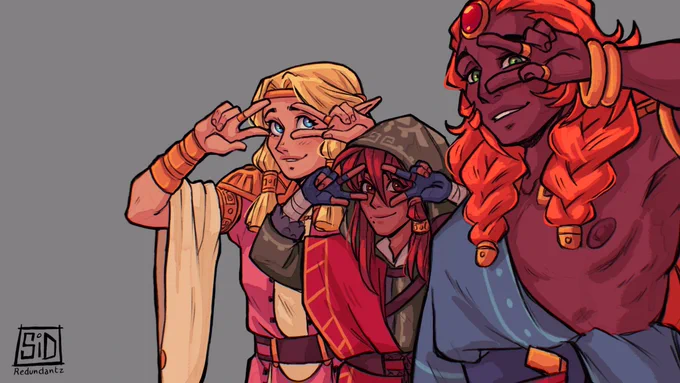 Samurai Champloo x Ancient LoZ Trio
[ancient loz au] 