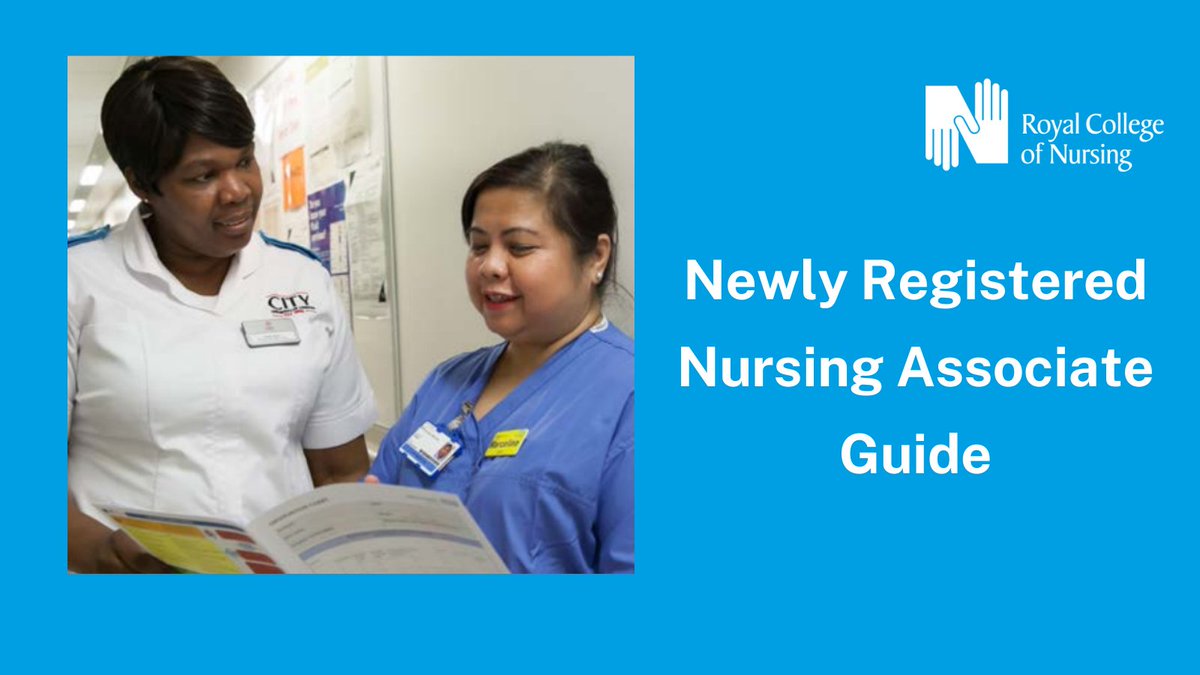 theRCN's tweet photo. Discover our Newly Registered Nursing Associate Guide online and on the RCN’s Starting Out app – designed to support #TraineeNursingAssociates as they transition to a registered role. 👉 https://t.co/PexGGtmq1L https://t.co/N918y3RhUt