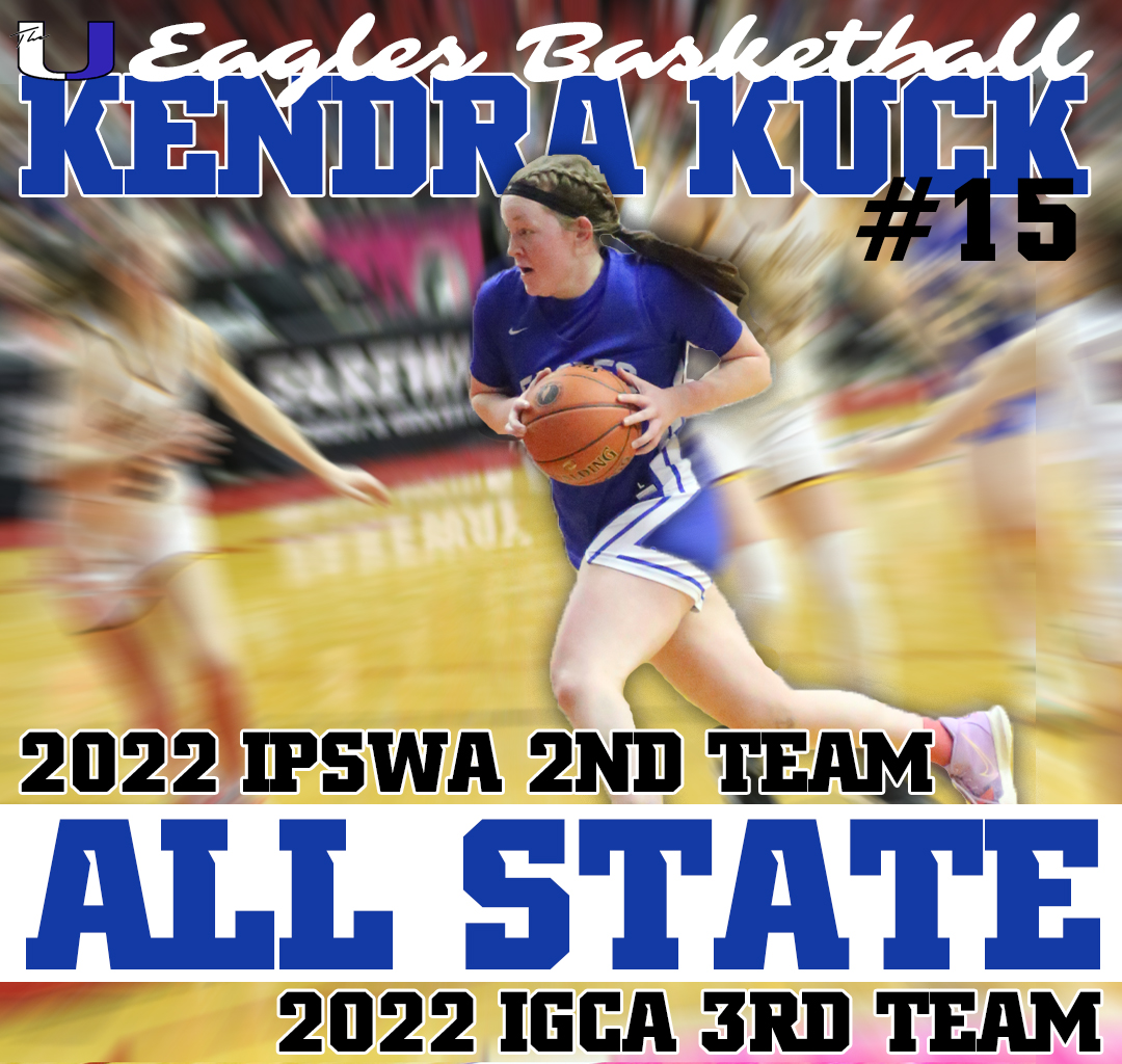 Congratulations to Kendra Kuck on her all-state selections! #UWoodEaglePride