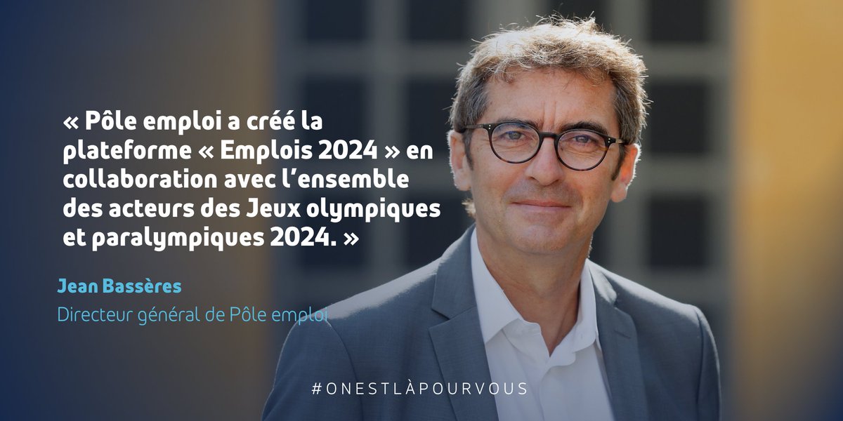 L’organisation des #JOP2024 représente 150 000 créations d’emplois dans des secteurs variés :

🏗construction (11 700)
🗺tourisme (60 000)
🗓événementiel (78 300)

Pour assurer la réussite de cet événement, les agents de @pole_emploi sont #TousMobilisés : cutt.ly/xAD1nWe