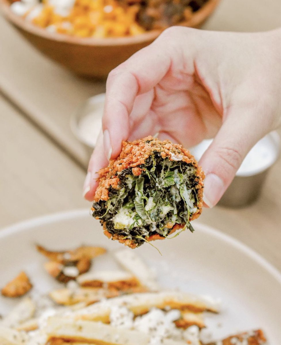 KeepAustinEatin's tweet photo. This bite will definitely make you “freaky with Ziki” 🔥 
.
.
.
Thanks for the perfect shot @foodwithdeb of the @ZikiKitchens ZIKI Bite filled with cheeses and spinach. We are obsessed with these! #keepaustineatin #sxsweats https://t.co/G0YupRhTWF