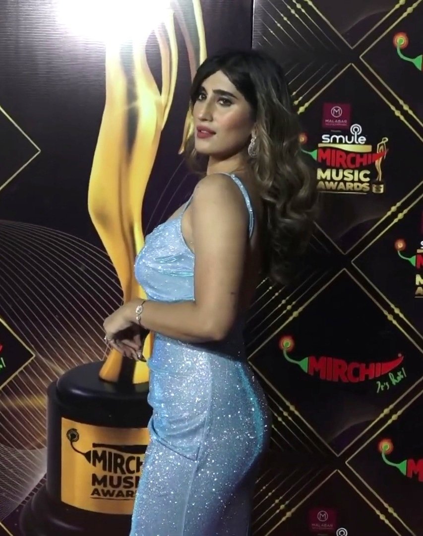 She is looking so pretty and elegant.😍💕👸👑
@AkasaSing in #MirchiMusicAwards2022 
#AkasaSingh