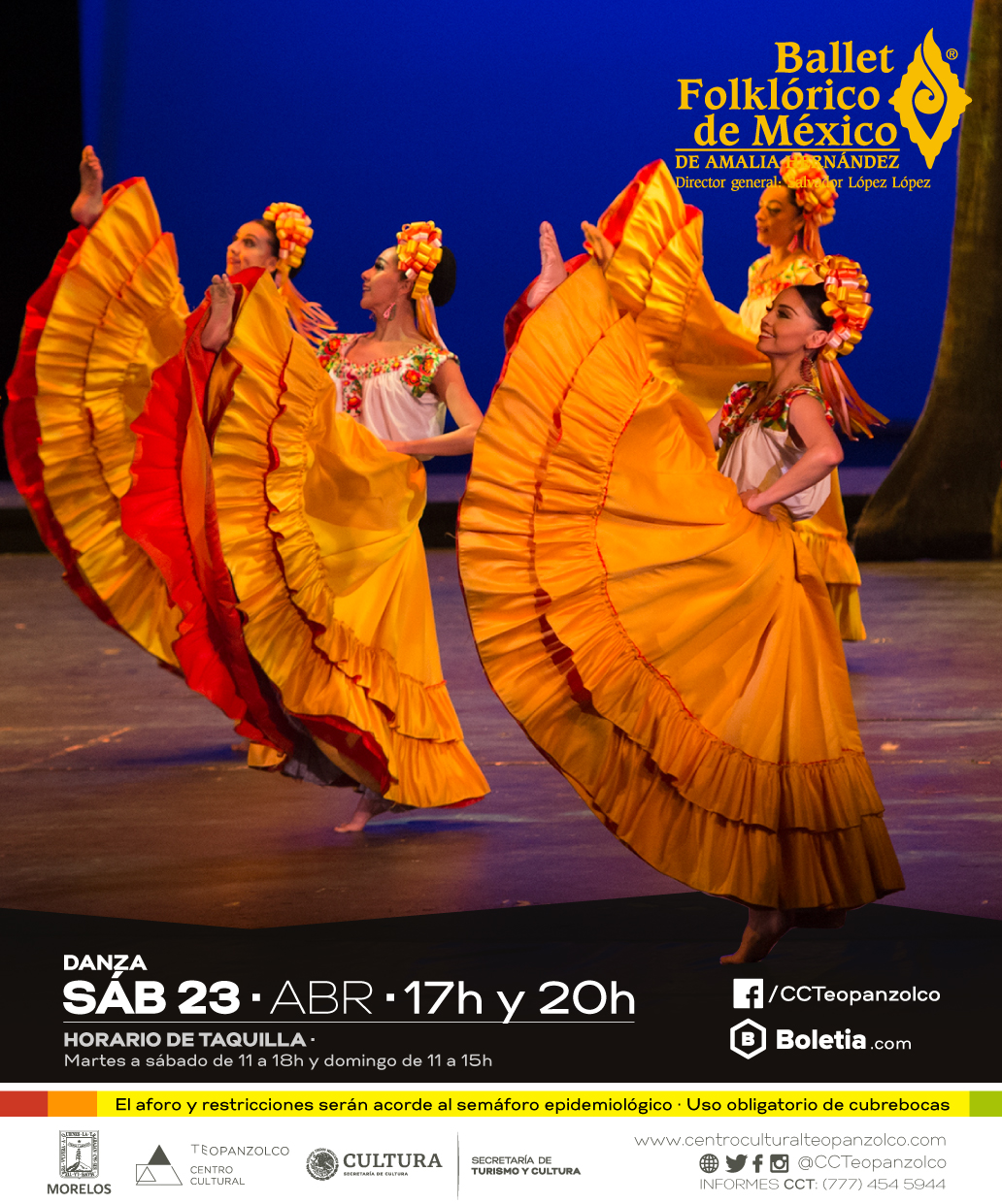 Gobierno de Morelos on Twitter "Ballet Folklórico de México de Amalia Hernández ¡En Morelos! 