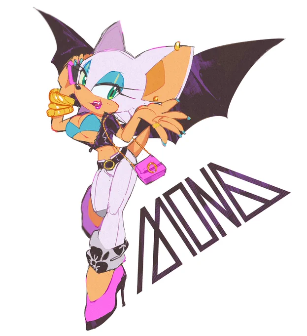 Rouge #sonicfanart #MNイラスト 